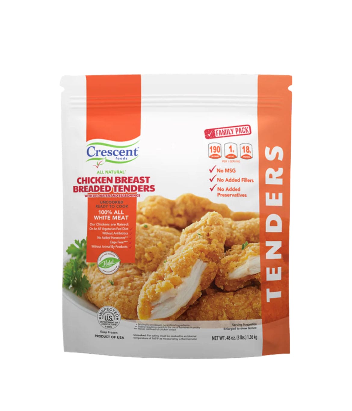 CRESCENT ALL NATURAL* BREADED CHICKEN TENDERS