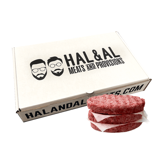 100% BEEF 3.2oz CHUCK BURGERS (20 LB)