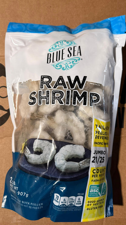 RAW SHRIMP 21/25 2LB