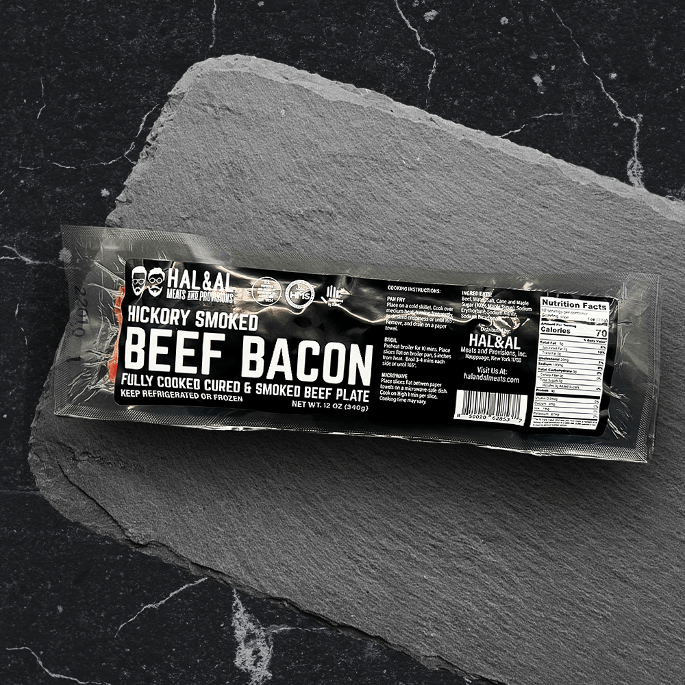 SLICED BEEF BACON 12OZ