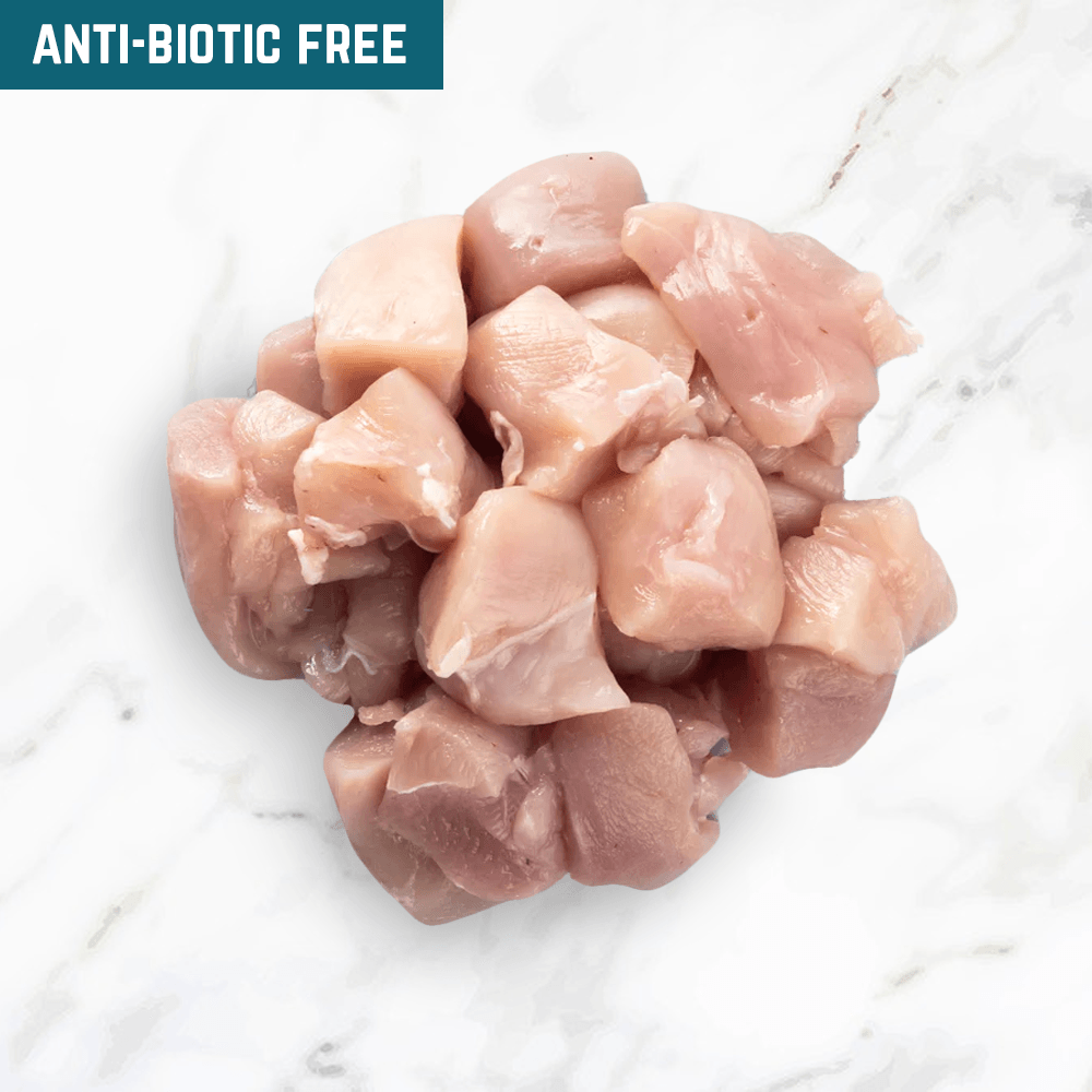 DICED AND CUBED CHICKEN BREAST 1LB