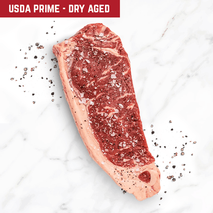 (28-DAY) DRY-AGED PRIME NEW YORK STRIP 12 OZ (1-PACK)