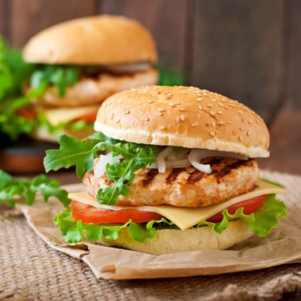 ALL NATURAL SEASONED CHICKEN BURGERS (2LB)