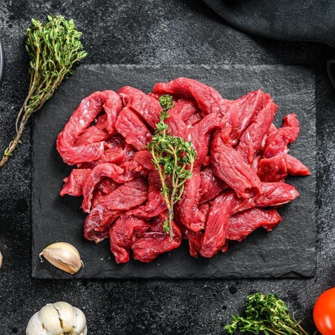 Stir Fry Beef Strips, Your Fresh Market, Stir Fry Strips, AAA Angus Beef,  0.28 - 0.57 kg 